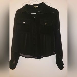 Light See Thru Blouse Cool Wear